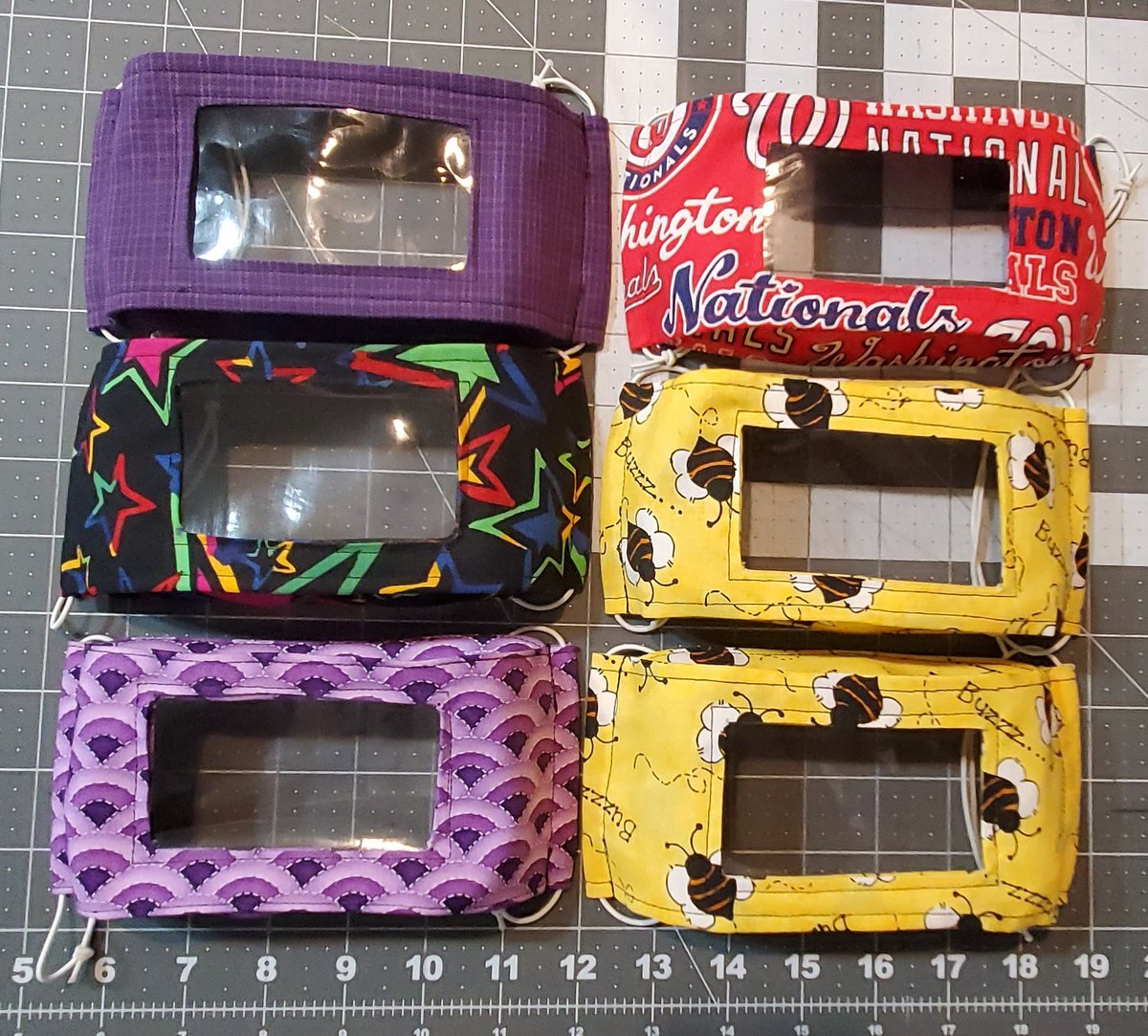 QuiltsofHonor's tweet image. More lip reading masks. 
I've connected with some people who do amazing work with people of differing abilities. Thank you for all you do!