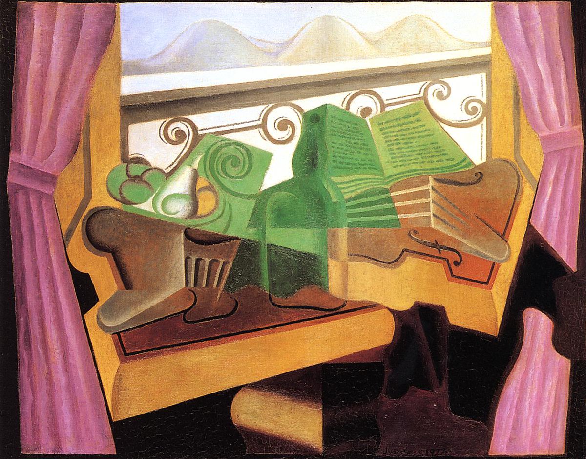artist_gris's tweet photo. Open Window with Hills, 1923 #spanishart #juangris https://t.co/ejPnVebONq