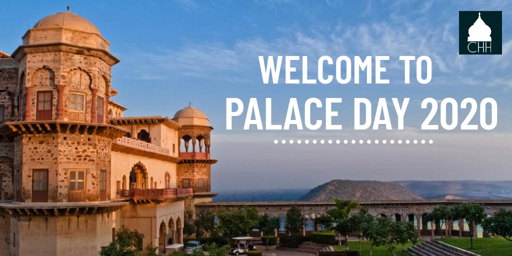 CHH_India's tweet photo. Palace Day is here! Get ready to be amazed by the beauty and magnificence of architecture. #PalaceDay #eastmeetswest #indianpalaceday https://t.co/G83oRJFcOh