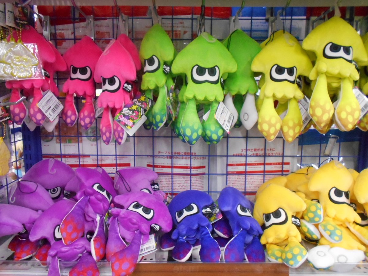 グッズ情報】当店5Fでは『スプラトゥーン』グッズを大好評お取り扱い中