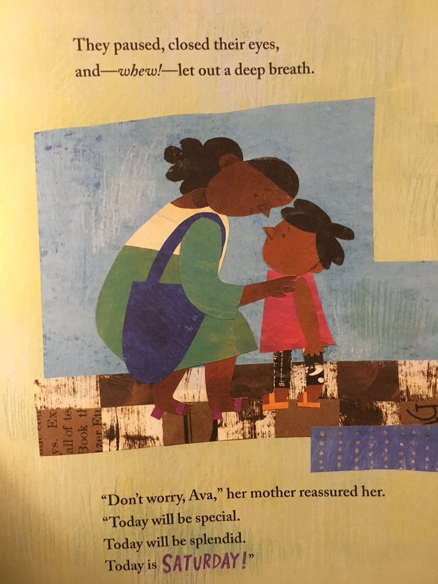 BethanyDHiser's tweet photo. Hope today, no matter if Saturday didn’t go as planned, can pause and take a deep breath. Thanks for this beautiful book “Saturday” by @ogemora #childrensbooks #deepbreaths #rhythmsofrest https://t.co/7KcWvlvLJI