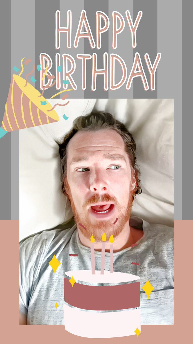 Ayatay221's tweet photo. #HappyBirthdayBenedictCumberbatch 
You're the inspiration of my life...thank you for everything...🎉 https://t.co/BAUYrLV68S