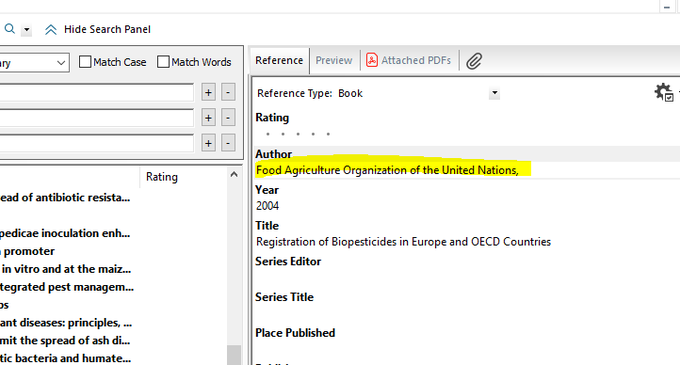 AFBILibrary's tweet photo. EndNote Tip:
For any organisations listed as an author remember to add a comma at the end (e.g. Agri-food and Biosciences Institute,).
This helps EndNote format your citations and references correctly 📚 😎
#AFBILibrary #EndNoteTips #AFBIScience https://t.co/ILCWxv67Yb