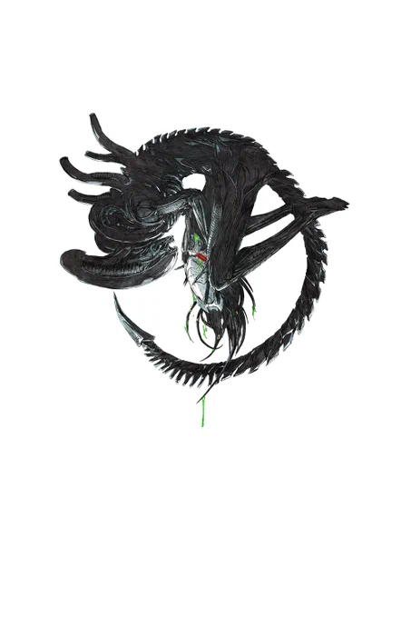 Honored to have the opportunity to draw all the covers for Dark Horse's Alien vs. Predator: Thicker Than Blood. 