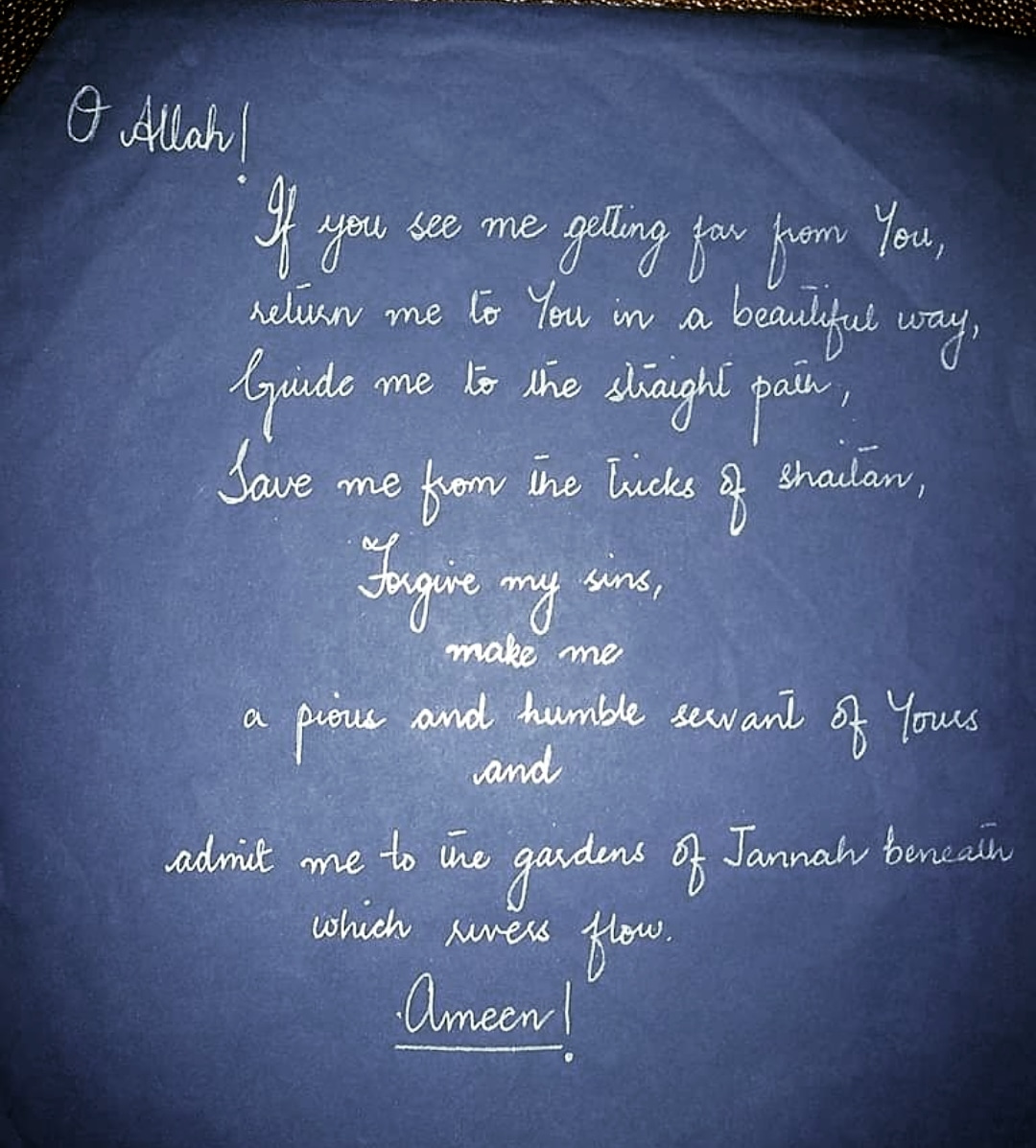 a4ambitious's tweet photo. #tweetYourHandwriting
#Dua https://t.co/t23LICs9Y7