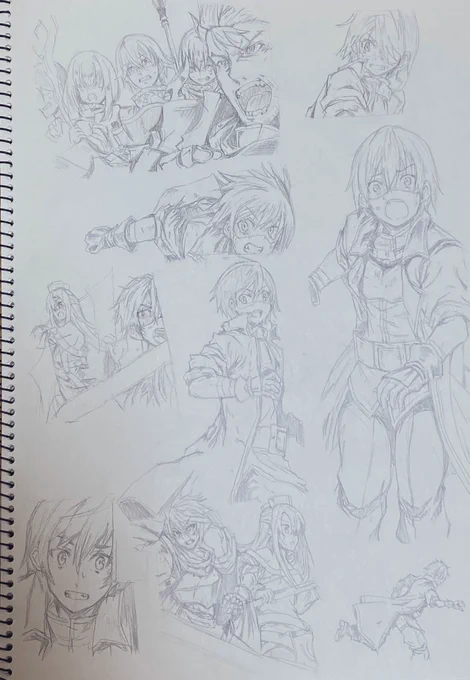 急いで画力上げる為にキャラ出てるとこ全部模写してる
取り敢えず5ページ分は終わった。辛い 