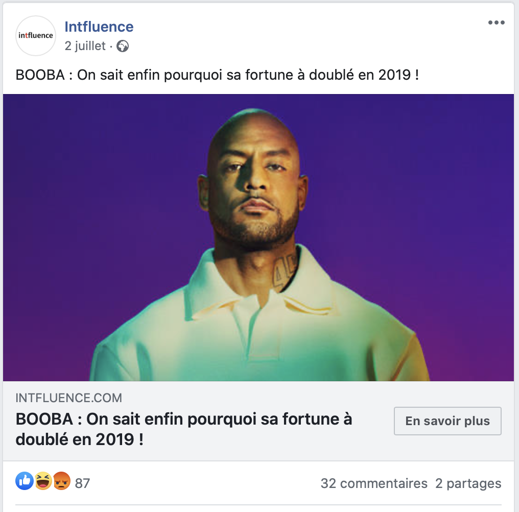 lucaslegname's tweet photo. Ce matin en navigant sur #Facebook je suis tombé sur cette pub. Intrigué par de telles révélations, évidemment j'ai cliqué. Et c'est là que ça devient intéressant (attention thread). https://t.co/XlrRxMuiRl