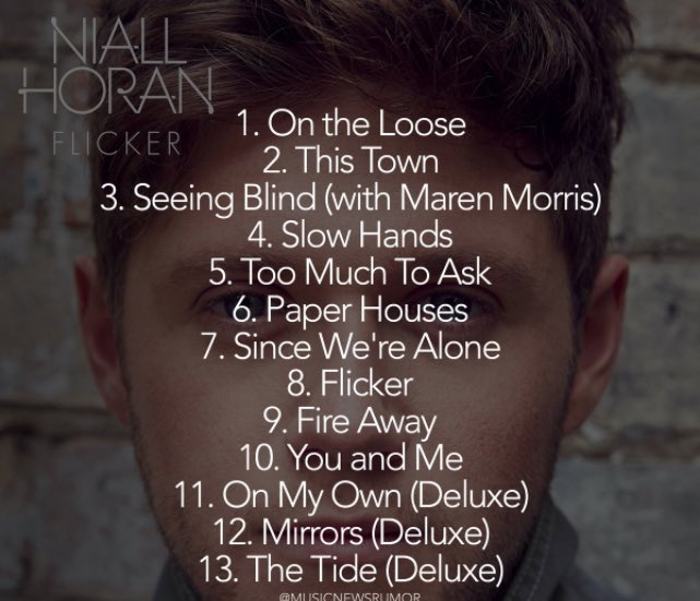 top 3 from flicker by niall horan