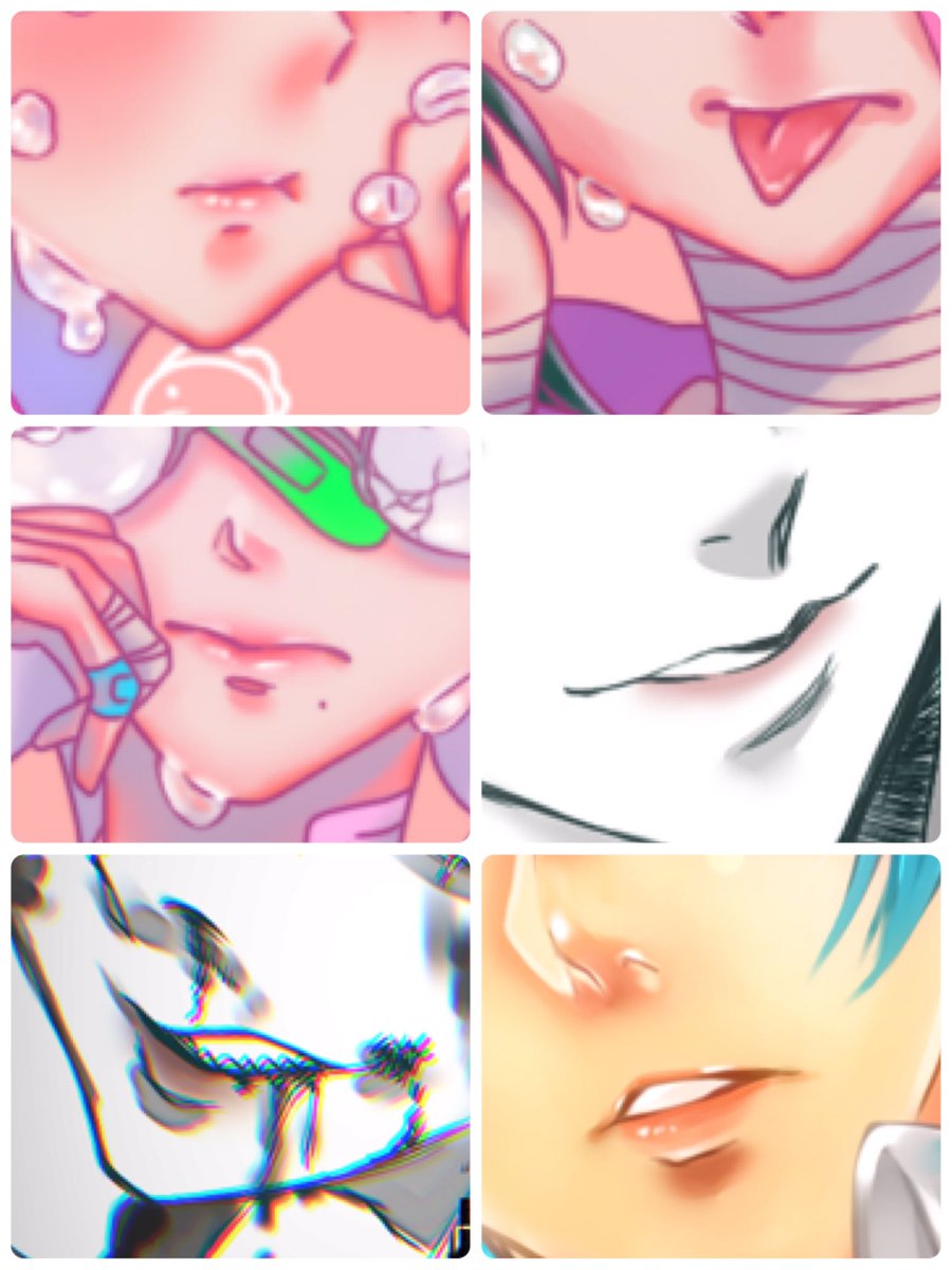 #口だけでフォロワーさん惚れさせる
落書きだろうと唇に命をかける
(※4枚目ジャンルごちゃ混ぜ) 