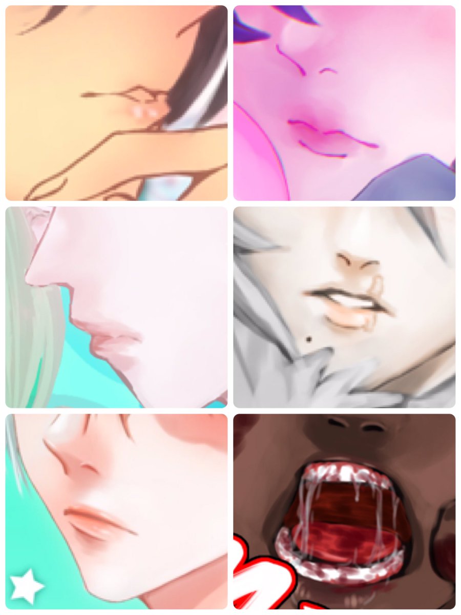 #口だけでフォロワーさん惚れさせる
落書きだろうと唇に命をかける
(※4枚目ジャンルごちゃ混ぜ) 