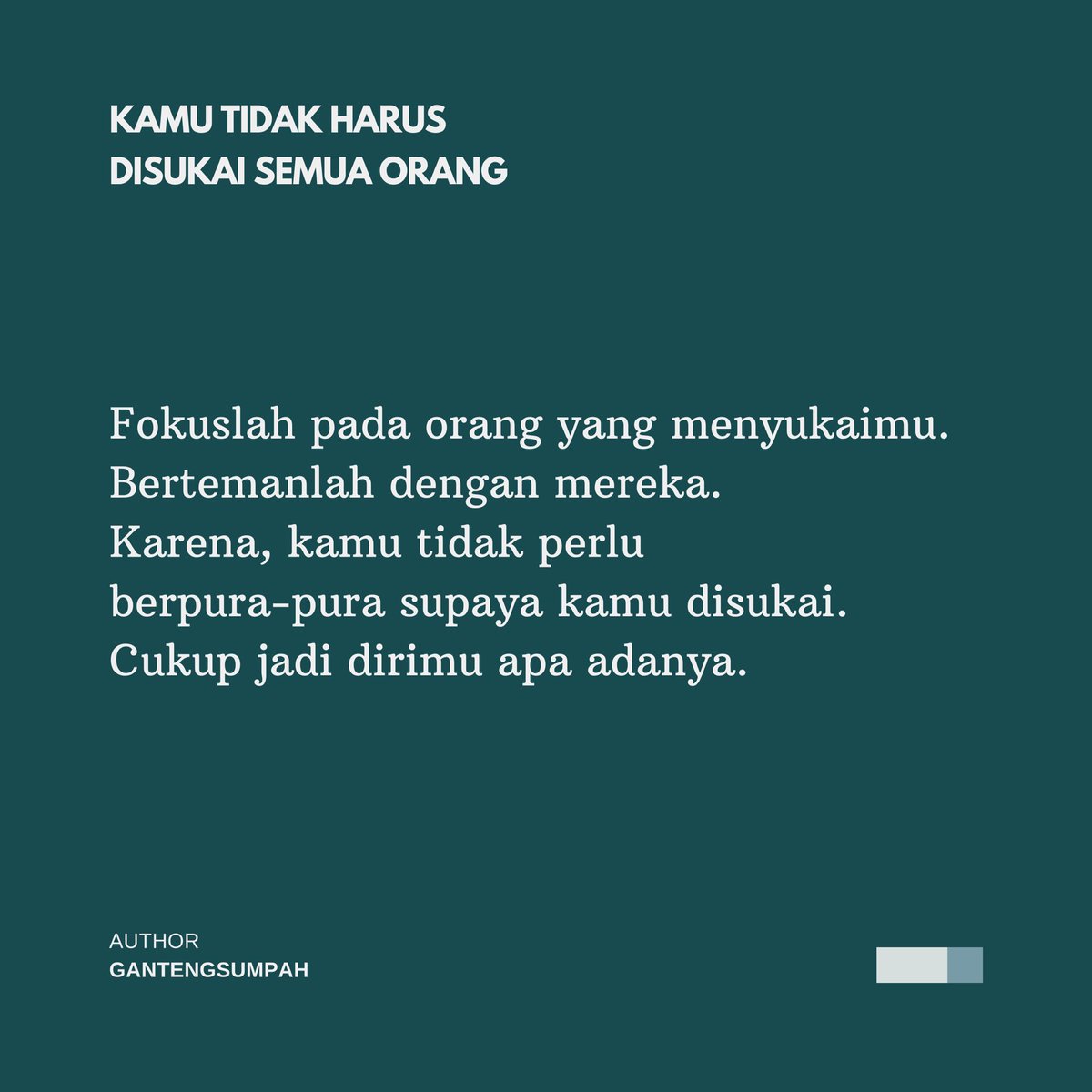 sumpagatau's tweet photo. tiap lg ngerasa gadisukai sm orang gua slalu baca ini dan ya jd lega bgt, semoga aja dikalian juga ngaruh! https://t.co/DSGZILPITQ