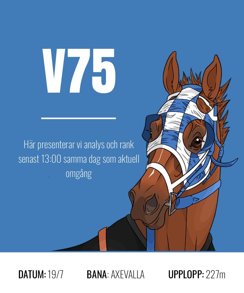 V75 - STOCHAMPIONATET☀️

• BÄSTA SPIKEN 
• KÄFTSMÄLLEN
• GLÖM INTE x3
• FULLSTÄNDIG ABC RANK
• DAGENS DUBBEL 
• DAGENS UTVALDA SPEL 
• SYSTEMFÖRSLAG x2

↘️↘️↘️↘️↘️
travimperiet.com

Analysens andelsspel: ↘️↘️
 atg.se/solvallaandela…