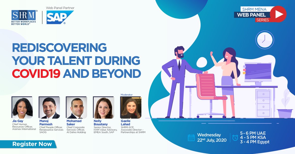 SHRMMEA's tweet photo. As we deal with daily changes, have we stopped &amp; looked at the bigger picture? How has COVID-19 impacted our talent management strategy?
https://t.co/s30AiicECn

#Management #HR #HRCommunity #SHRMEdge20 #Humans #WorkforceManagment #COVID19 https://t.co/VzwO3YtvLK