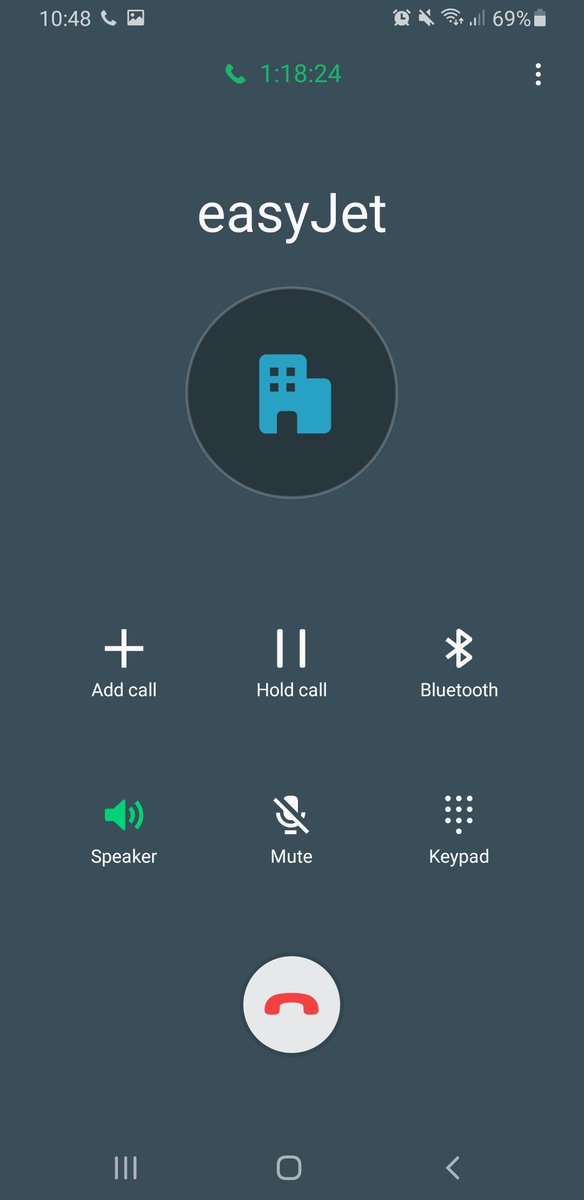 msweddingband's tweet photo. @easyJet after being on hold for over an hour, and the phone suddenly ' cutting out ' and no one calling me back, I'm here again... an hour and 18mins and still on hold.

 Thanks for wasting my morning. https://t.co/SVWqSGC0eO