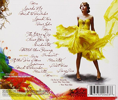 top 3 from speak now by taylor swift