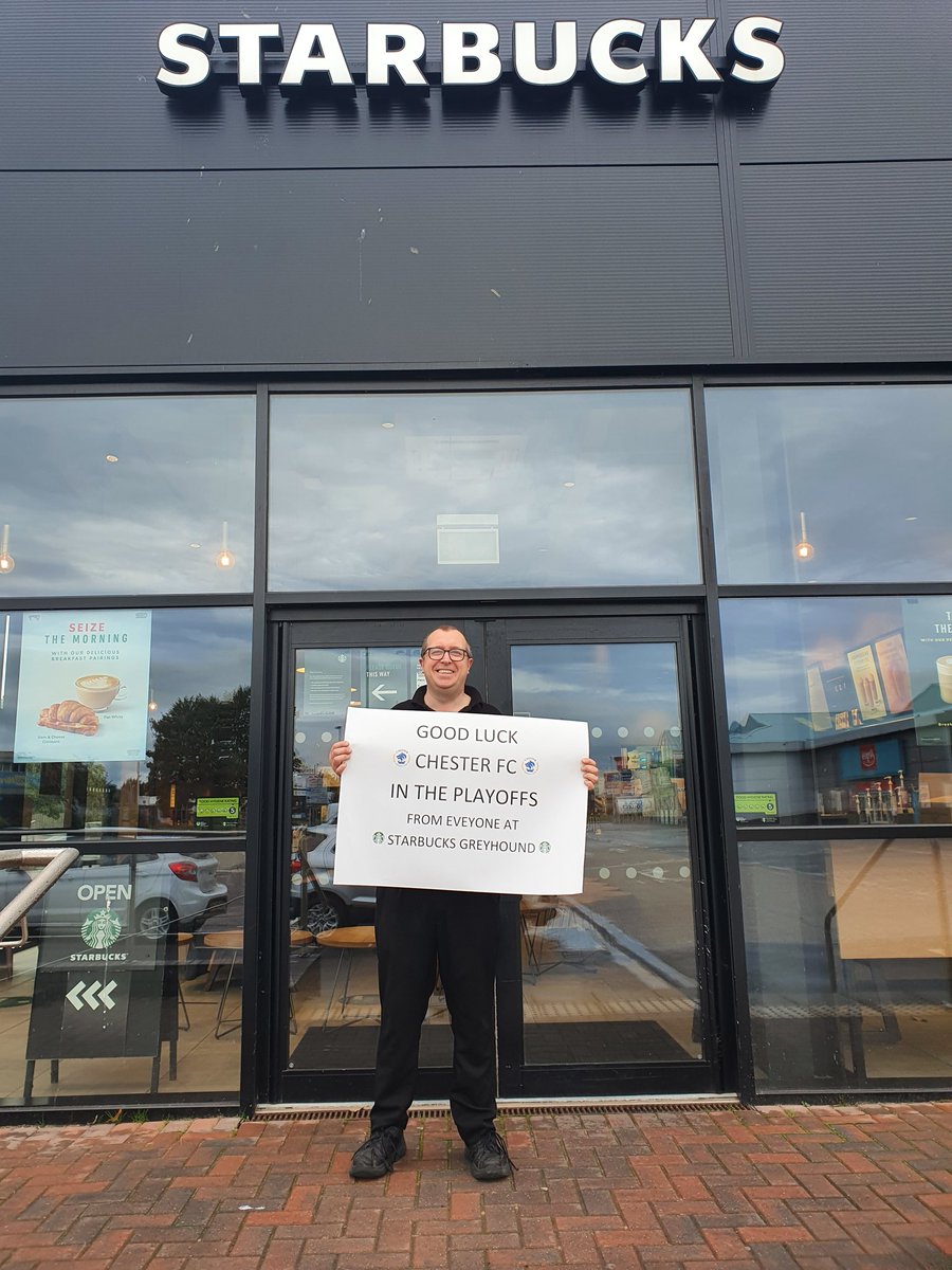 Starbucks_Grey's tweet photo. @ChesterFC https://t.co/EfOkb5Gs2c