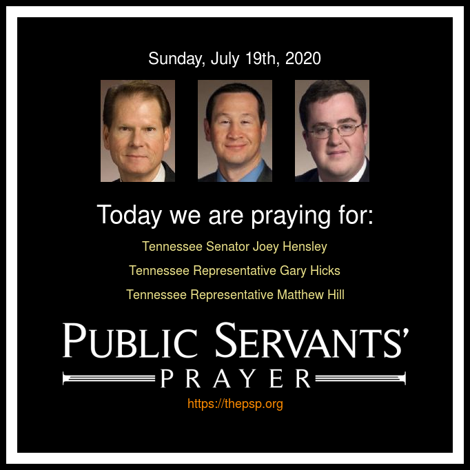 Praying4_TN's tweet photo. Today we are praying for Sen. Joey Hensley, Rep. Gary Hicks Jr. and @hillrep - https://t.co/2dWChM8mbr https://t.co/SUxIjd780P