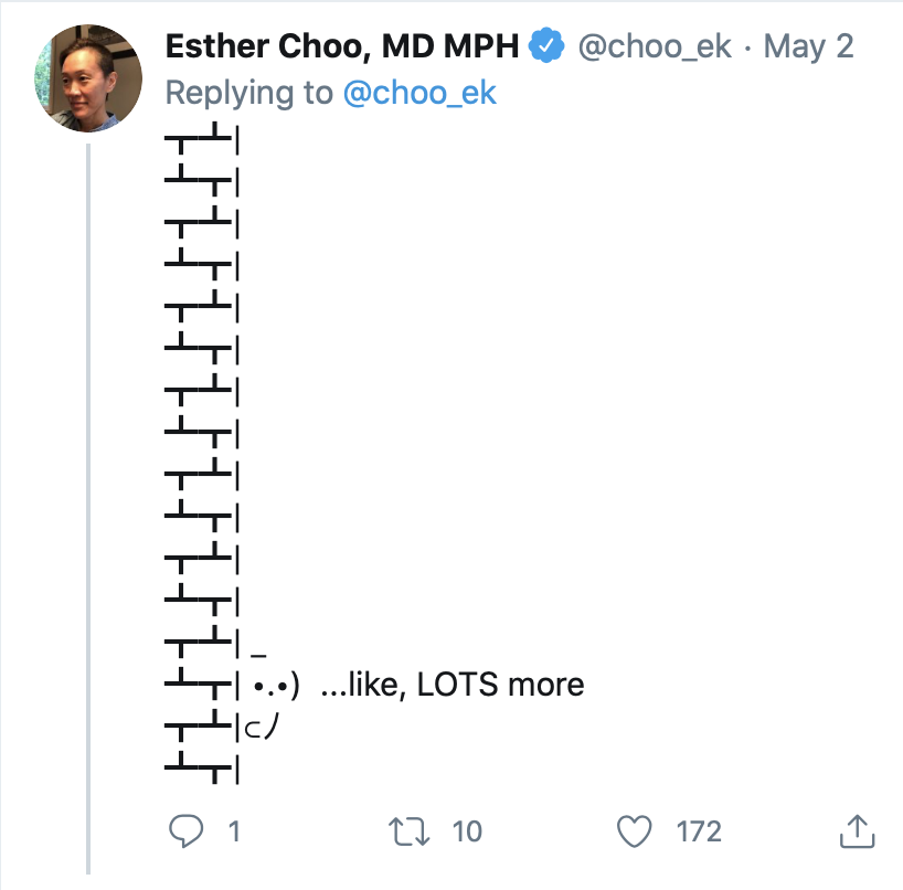 May 2. Another month, same sentiment. Even as states moved ahead with reopening plans, expanding testing capacity was limited by deficiencies at every level: supplies, equipment, staff, PPE for staff.