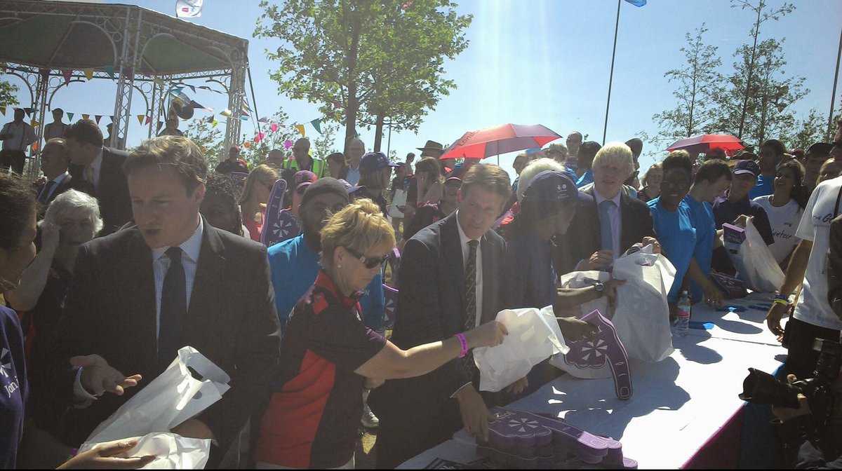 wass74's tweet photo. Good morning 👋 looking back 7 years to the #OlympicPark #Stratford & the great #Thankyou party 🥳 for the @Olympics #GamesMakers Being a #GamesMaker at the #2012olympics was a fantastic experience & how times have changed..😏 #PrimeMinister #sundayvibes #Memories #London2012 https://t.co/zvX3Lik8XX