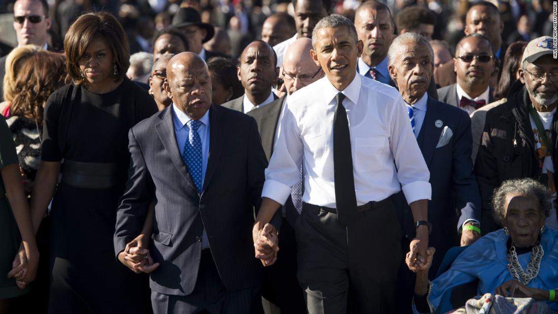 Former President Barack Obama pays tribute to his "hero" John Lewis: "John's life was exceptional" cnn.it/32AZWi6
