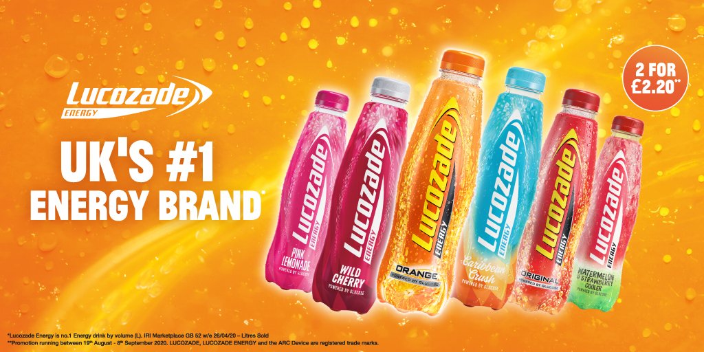 NisaLocally's tweet photo. Win with Lucozade Energy! Let us know your favourite flavour to be in with a chance of winning a whole case. Terms and conditions: https://t.co/UmHRu0tgl3 https://t.co/YEdRSkuamJ