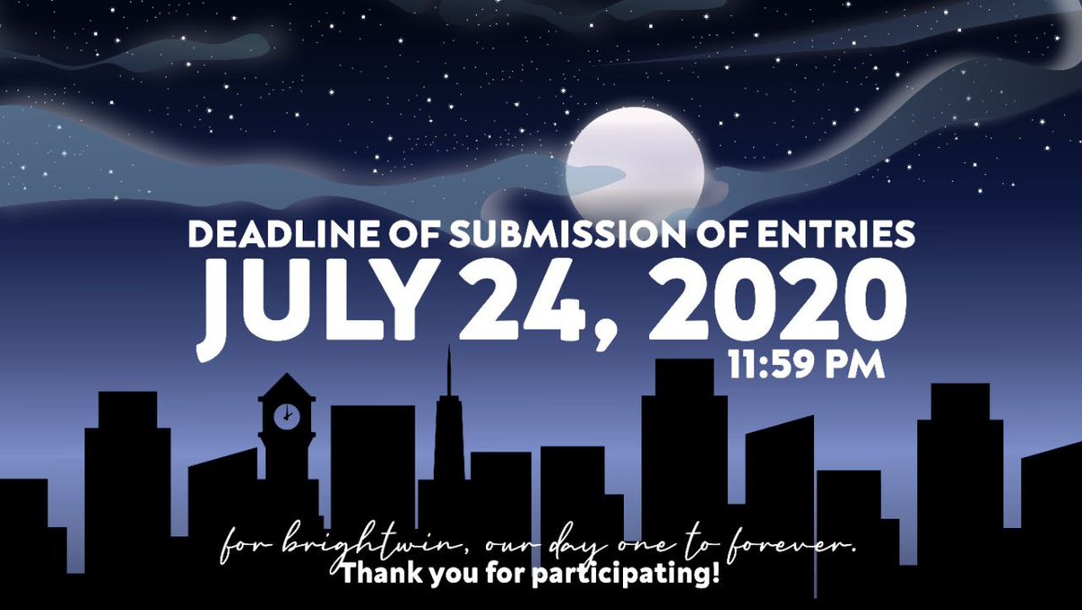 BrightwinDayOne's tweet photo. PLEASE BE REMINDED!
Check this thread for further details β¨
And to those who have already submitted their fan letters, poems, and/or artworks, thank you all for taking part in this fan project π
Note: This open to ALL BrightWin fans across the world.
#365DaysWithBrightWin https://t.co/l2Wxl1DkP8