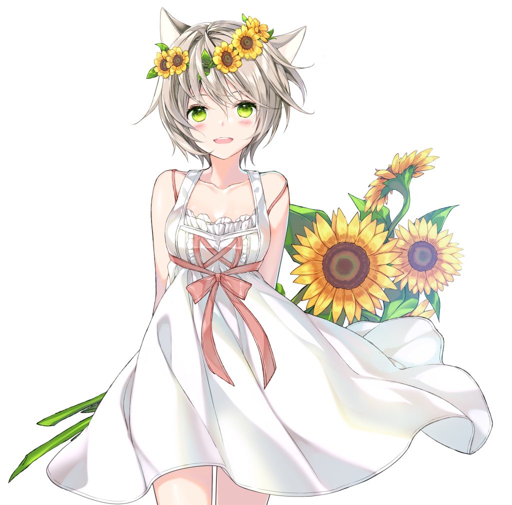 「#女の子のイラストだけで興味を持ってくれる方へ届け🌻ひまわりと 」|JUNA🌟4월SCF【D-07,08】✴️5월블아온리(1차)のイラスト
