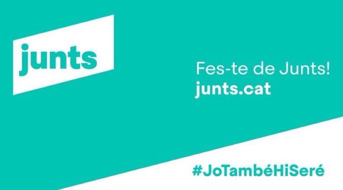 Fes-te de Junts per Catalunya!
Jo ja en soc!
#junts #JoTambéHiSeré
junts.cat
