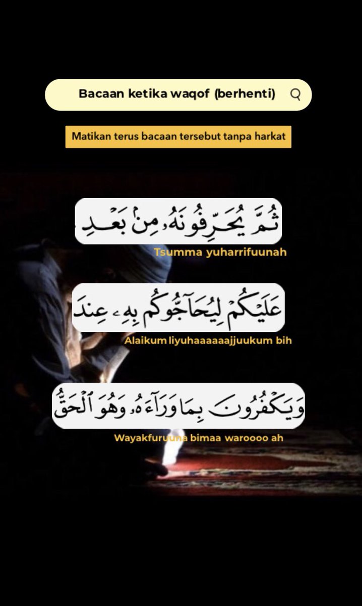 hazwanichey's tweet photo. Ilmu quran ni, ilmu yg kekal sampai bila bila (tidak berubah)

Moga bermanfaat ❤️ https://t.co/AfluD2GZqJ