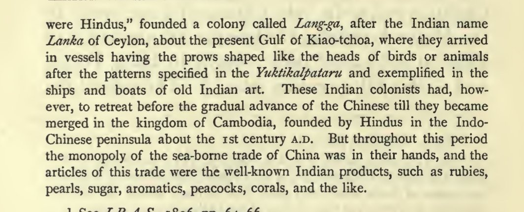 Memory of an usuccessful attempt for a colony .An Indian attempt to settle a colony named Lanka (named after the original Lanka) in Kiao Tchiu bay north of China .Couldn't maintain the colony due to Chinese threat , the colonist got merged in Indian colonies of Cambodia.