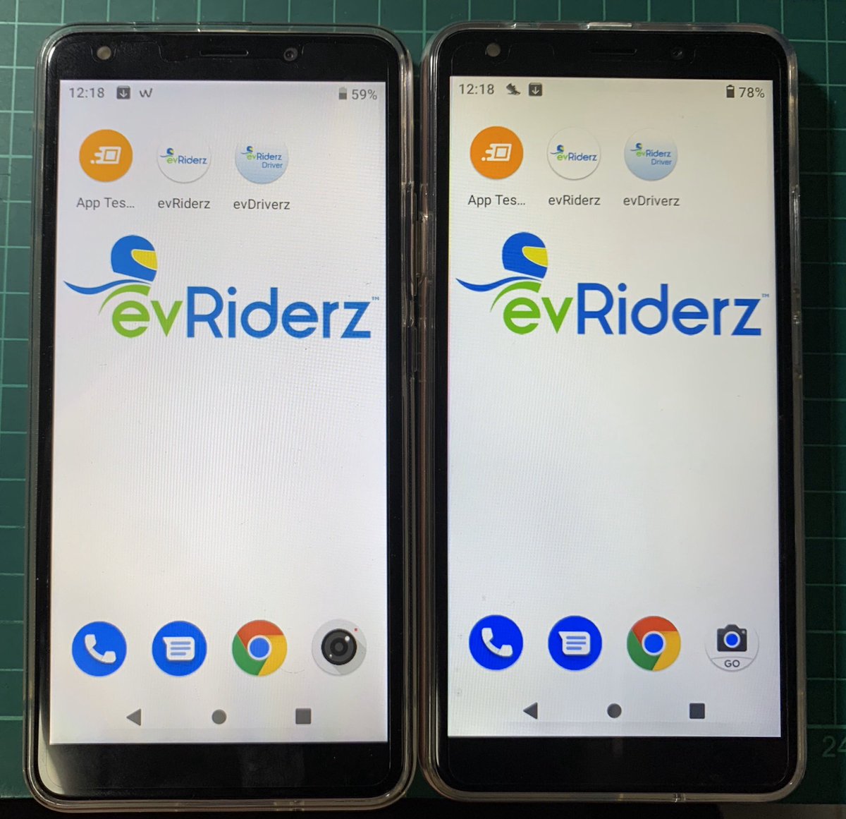 Team testing our Driverz Thai smartphone, preloaded with our App.  Each evBike comes with an evRiderz smartphone to accelerate the digital economy in our launch country, Thailand. #evriderz #evvehicles #iot #jfdi
