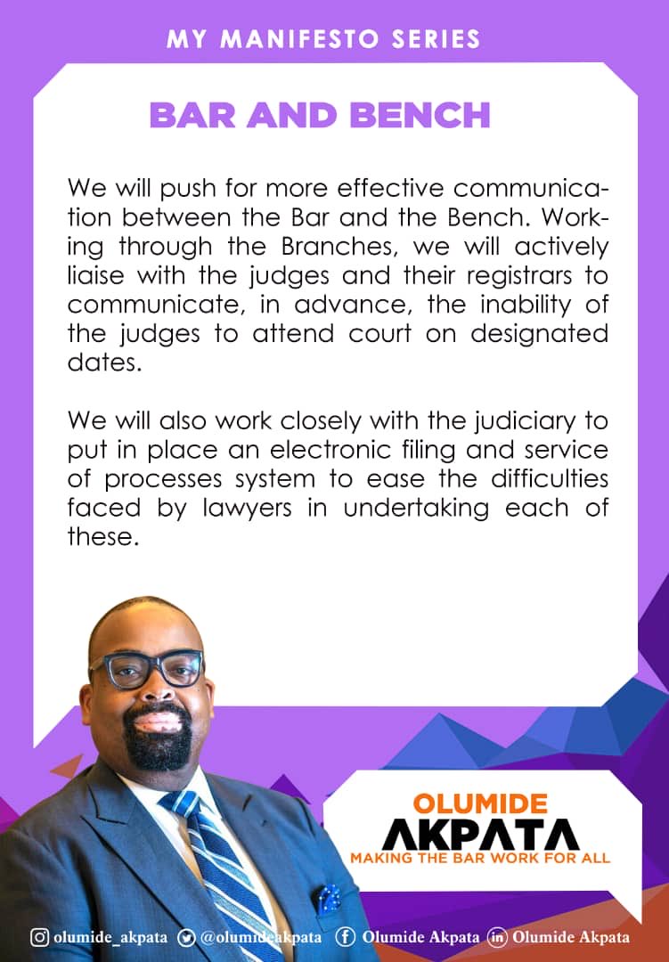 josteez_'s tweet photo. In #MakingtheBarWorkforAll we need to consider every interaction the Bar has @OlumideAkpata!!

#NBAForAll #olumanifesto https://t.co/MPEFWf55ID