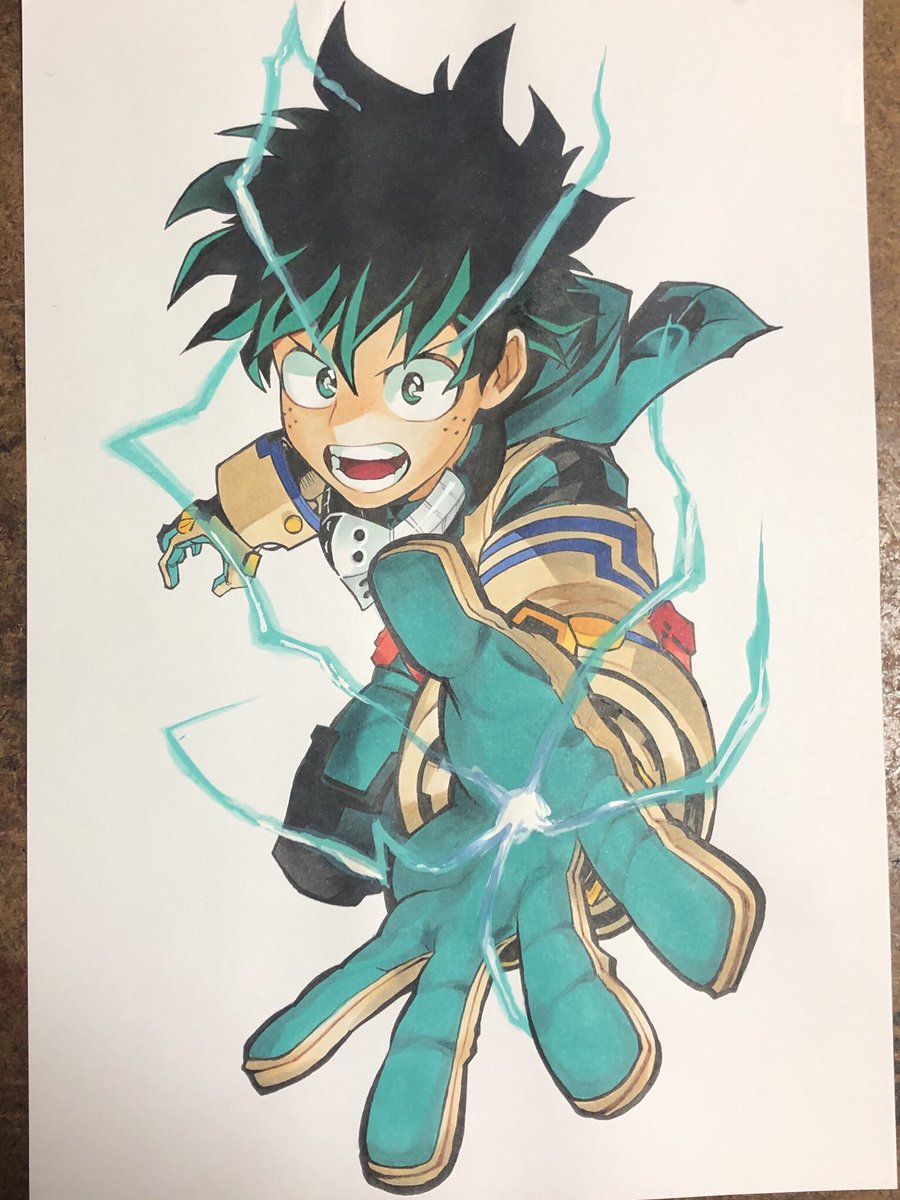 ヒロアカ 完成しました しっかりデク描いたのは初めてかも 僕のヒーローアカデミア タケお絵描き素人のイラスト ヒロアカ 完成しました しっかりデク描いたのは初めてかも 僕のヒーローアカデミア タケお絵描き素人のイラスト