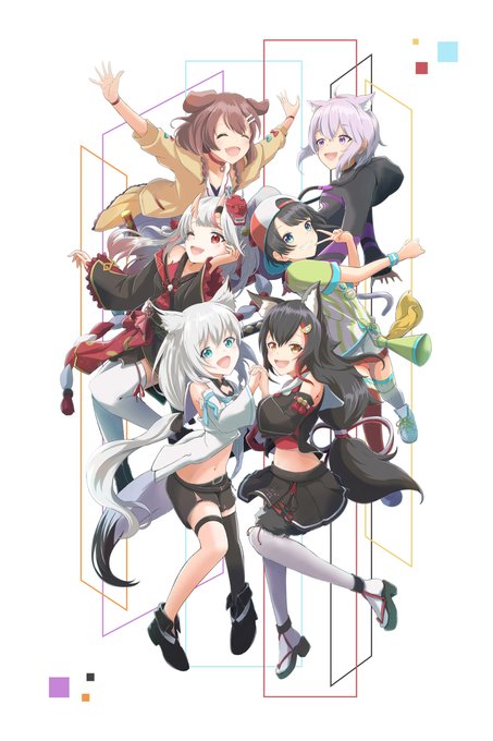 ホロライブ　hololive　プレイマット　猫又おかゆ 大神ミオ 大空スバル BORUMETE(ぼるめて)@2日目西め-40b on X: 