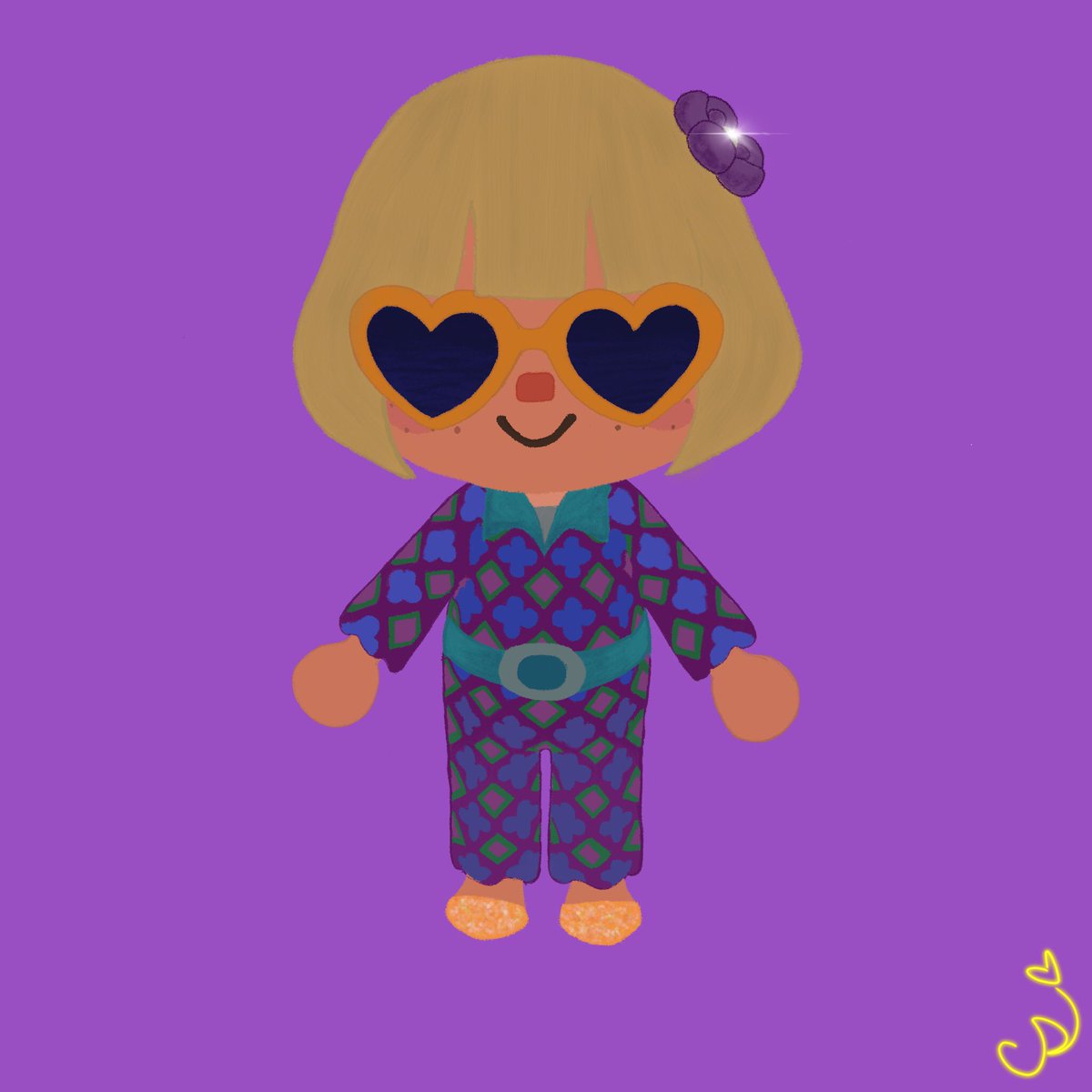 Skye_Horizons's tweet photo. Disco Skye | digital by yours truly 

#acnh #animalcrossing #procreate #newhorizons https://t.co/7bBAE4FLe8