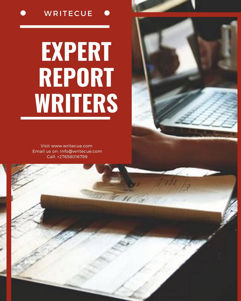 Writecue1's tweet photo. When it comes to report writing, you do not want to do anything that is less than the best. That is why our team will pay extra attention to delivering, on your behalf, a report that succintly and accurately details your subject matter. We are experts in what we do. Call us! https://t.co/B6oHUMYTgW
