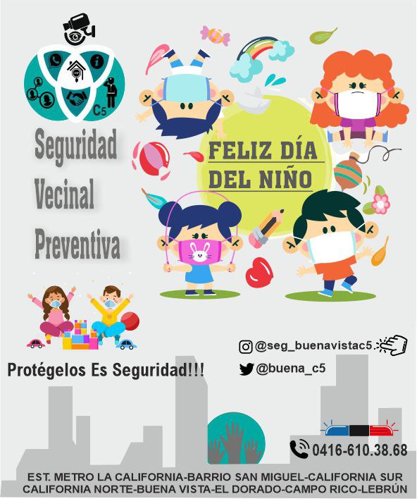 El cuadrante 5, les desea a nuestros pequeños grandes Heroes Feloz día del Niño, #DiaDelNinoYLaNina #cuarentena #comunidadc5 #ccv5 #QuedateEnCasa