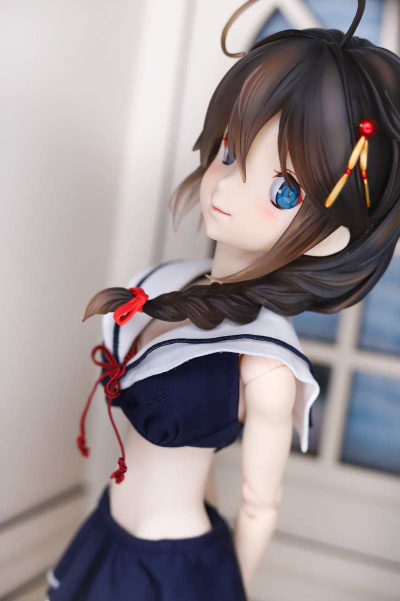 艦これ一番くじ【時雨改二】アートスケールフィギュアをドールに