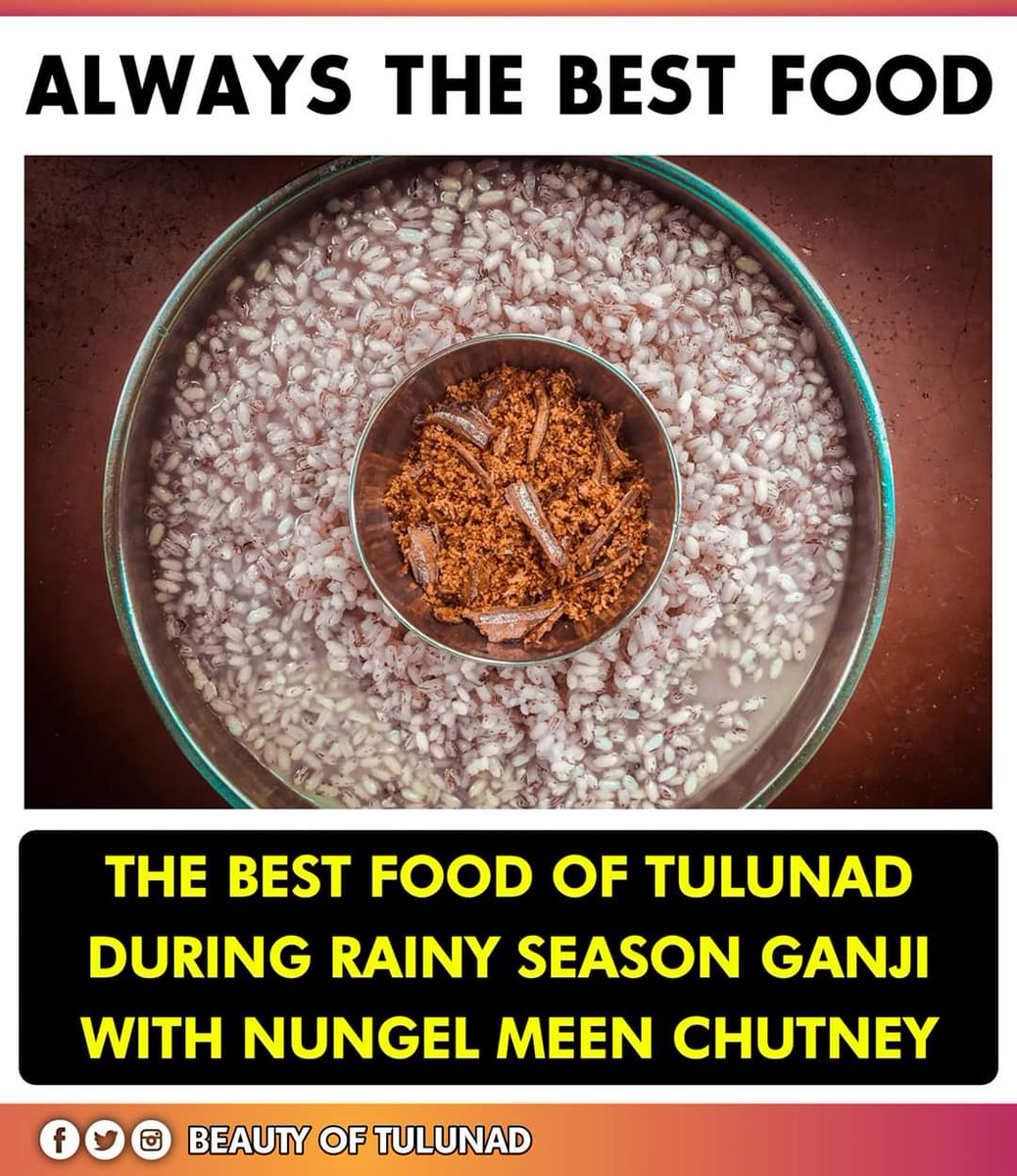 beautyoftulunad's tweet photo. Ganji with Nungel Meen Chutney | Taste of Tulunad 😍❤️
© Sana Kumar 

#Tulunad #Mangalore #Udupi #Tulu https://t.co/iNNaV9xfLS
