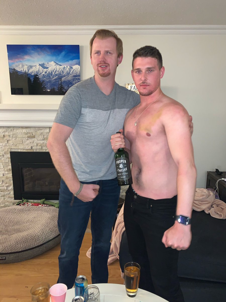 trash_tash_'s tweet photo. @TheNotoriousMMA  can my boyfriend and his best friend of 28 years old (it’s his birthday) get a shoutout? They love you and your whiskey. Keep killing mystic Mac. You the double champ. 🍻 https://t.co/PQomXjOEVc