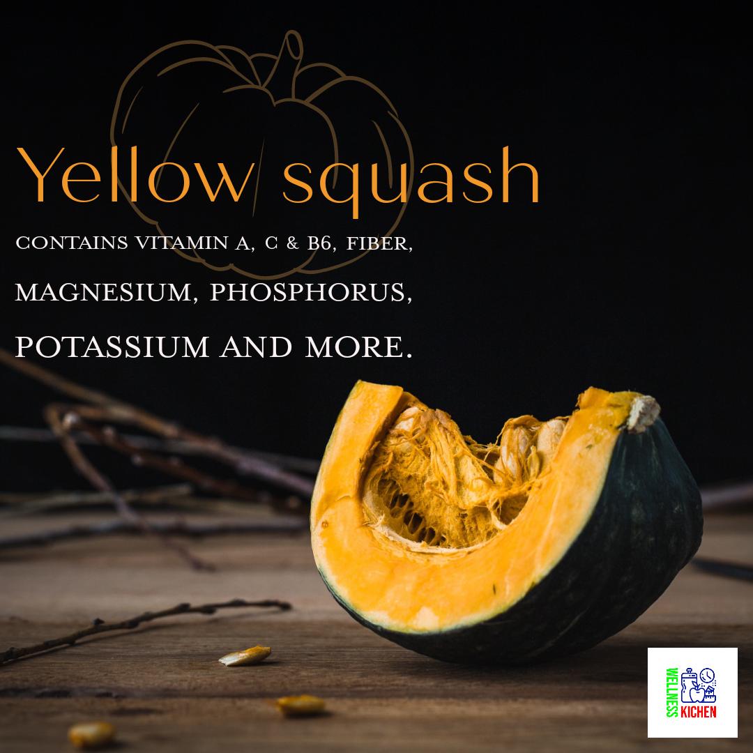 WelnessKichen's tweet photo. #Yellow #Squash is a rich source of vitamin A, C &amp; B6, Fiber, Magnesium, Phosphorus, Potassium and many more!!

#HealthyIngredients
#HealthFood
#HealthyMeals
#GoodFood
#Food
#WellnessKichen
#SuperSunday
#SumptuousSunday
#SafeFood https://t.co/N3ouMethVa