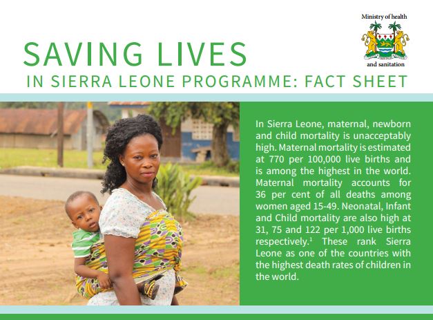Want to know how we are working to reduce maternal deaths in #SierraLeone?

Read our Saving Lives in Sierra Leone Programme Factsheet which explains more: bit.ly/32zq7ph

#UKAid | #EndMaternalDeaths | #SaveWomensLives