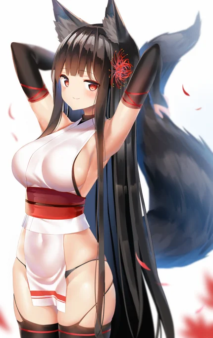 #女の子のイラストだけで興味を持ってくれる方へ届け狐おっぱい 