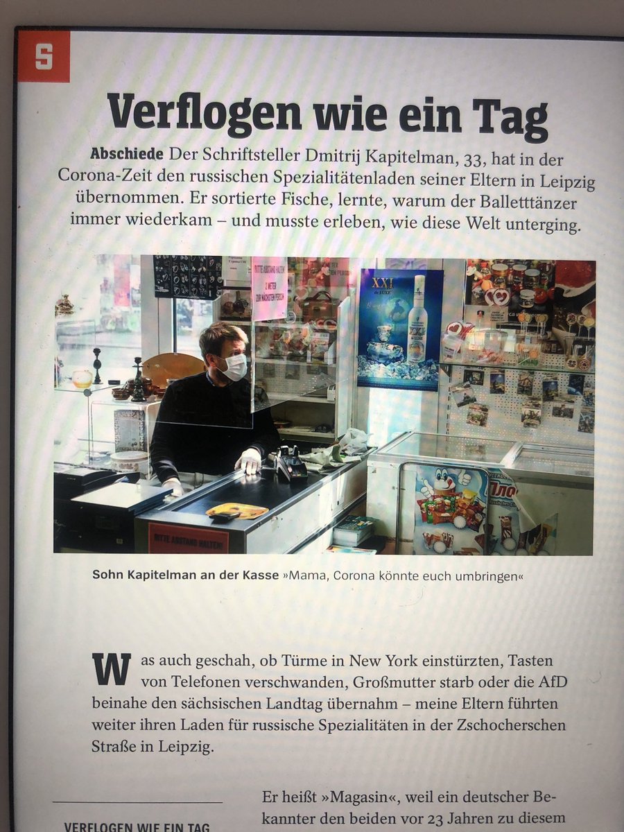 Wiebke Hollersen On Twitter Die Schonste Geschichte Des Wochenendes Hat Dima Kapitelmanslife Geschrieben Uber Den Magasin Seiner Eltern In Leipzig Steht Im Spiegel Https T Co Wdveirihda
