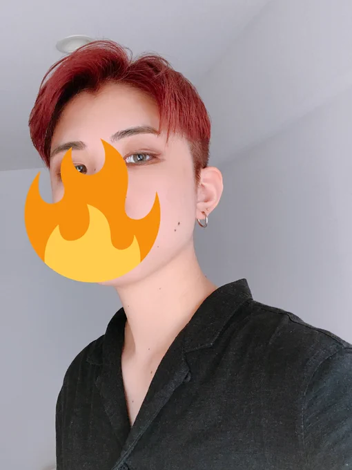 ♦️new haircut &amp; color♦️
すごい久しぶりに赤にしたー 