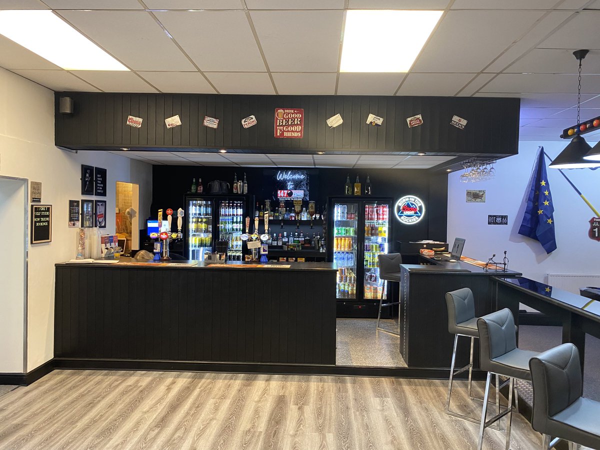 147Swindon's tweet photo. If you haven’t been in the club a while, things have changed!! Drop in and see what’s new! You won’t be disappointed. #pool #snooker #golf #refurb https://t.co/7QPpjkyHuA
