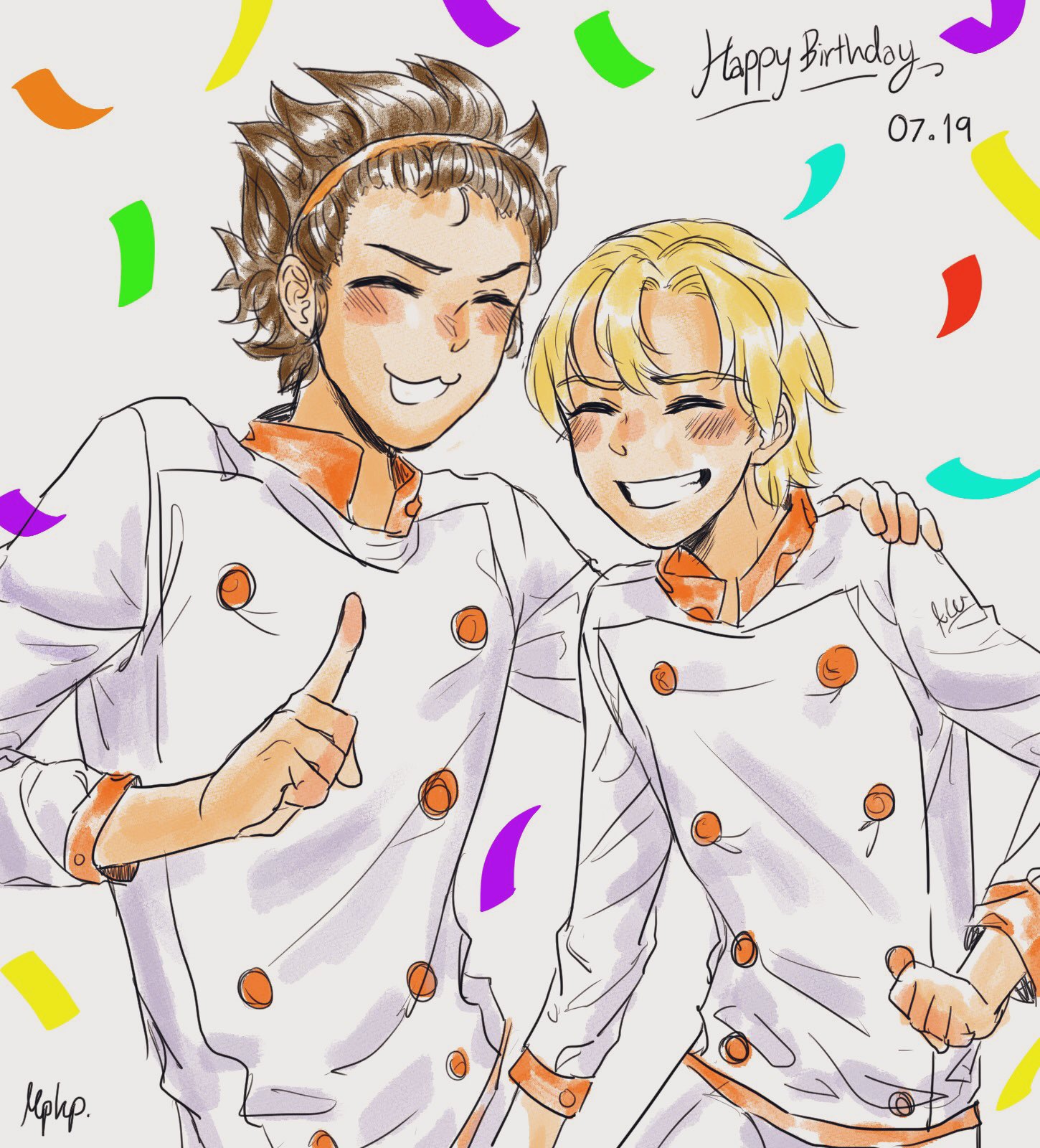 Mpkp Hbd To Aldini Bros Shokugekinosoma Anime Takumialdini Isamialdini 食戟のソーマ タクミ アルディーニ生誕祭 イサミ アルディーニ生誕祭 Art Digitalart Doodle Myart Fanart T Co T9gismiruo Twitter