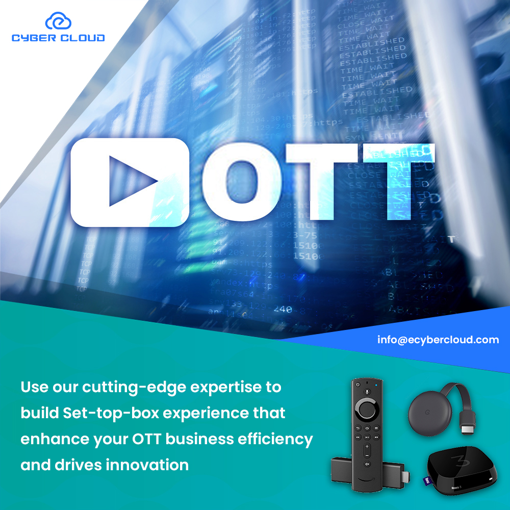 eCyberCloud's tweet photo. Build a cross-platform smart TV app that delivers high-quality over-the-top (OTT) streaming services to maximize user engagement
๐ https://t.co/3H8DMT7vAc
โ +60 111-612-1244
#smarttvappdevelopment #smarttvapp #samsungsmarttvappdevelopment #OTT #tvappdevelopment #videostreaming https://t.co/IgktQ86pZ4