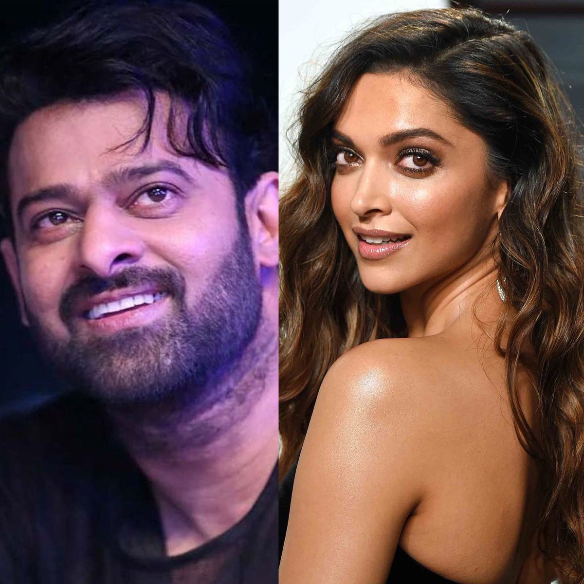 filmfare's tweet photo. This is huge! #Prabhas and #DeepikaPadukone are all set to share the screen in #Prabhas21. https://t.co/8rJWGbL97q