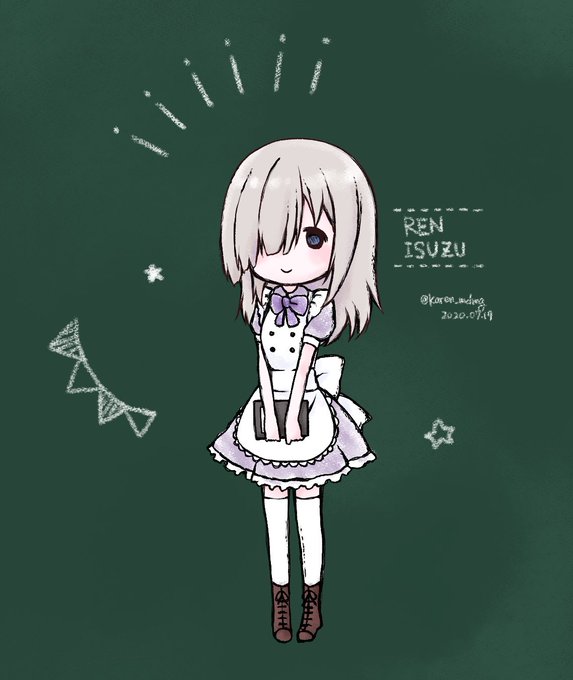 GraffArtのデザインが可愛かったから、れんちゃんがいたらこんな感じかなあって 